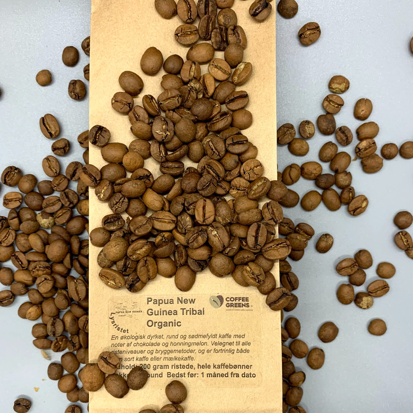 Papua New Guinea Tribal Organic - Ristede kaffebønner.