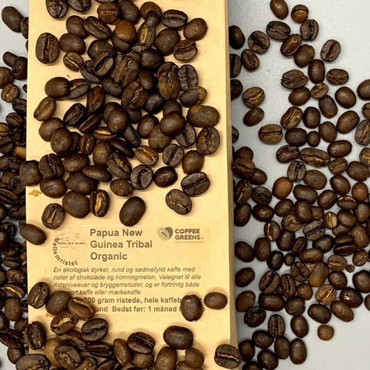 Papua Ny Guinea Tribal Organic - Ristede kaffebønner.
