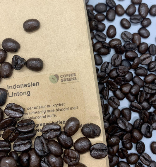 Indonesien Lintong - Rostade kaffebönor