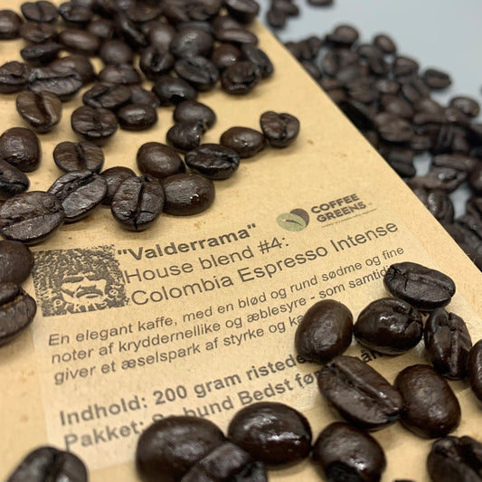 "Valderrama"- Huismelange #4:Colombia Espresso Intense - Gebrande koffiebonen