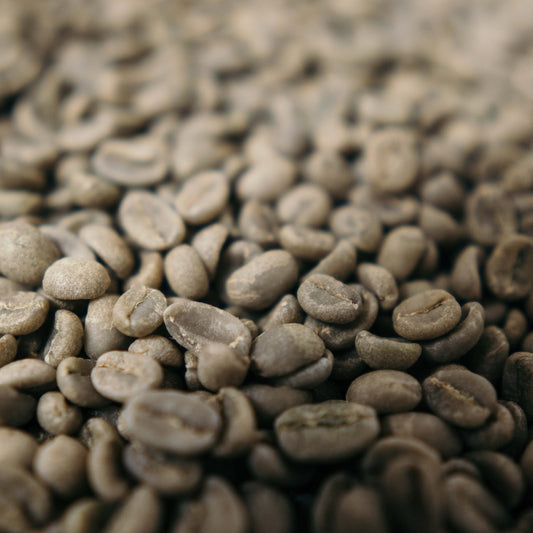 "Sheba"- talon sekoitus # 15:Ethiopia Espresso Mild - Raakoja, vihreitä kahvipapuja.