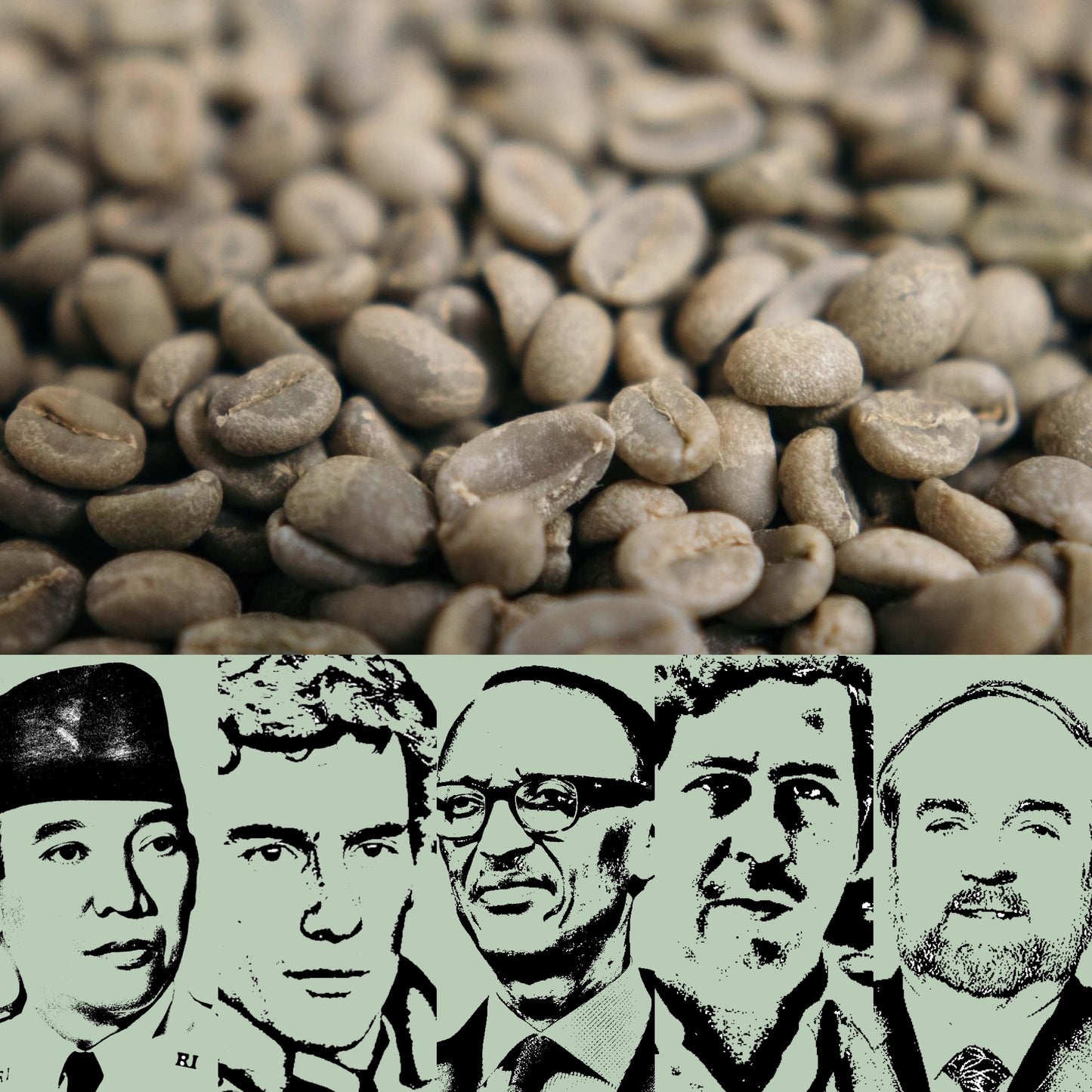 Coffee Greens House Blend Intense Assortment (5 x 1000 grams) - Raw, green beans