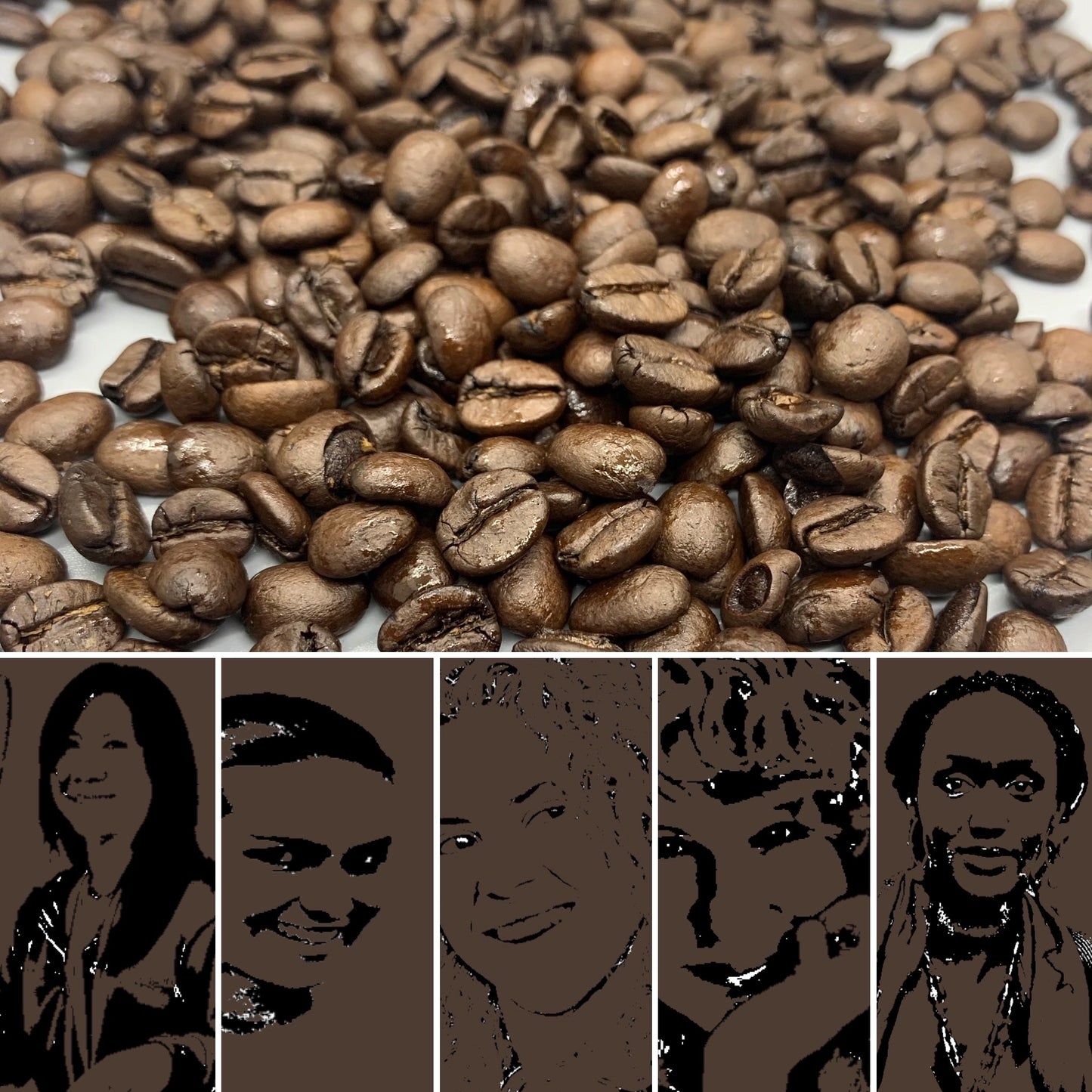 Coffee Greens House Blend Milds Sample (5 x 200 grams) - Roasted coffee beans