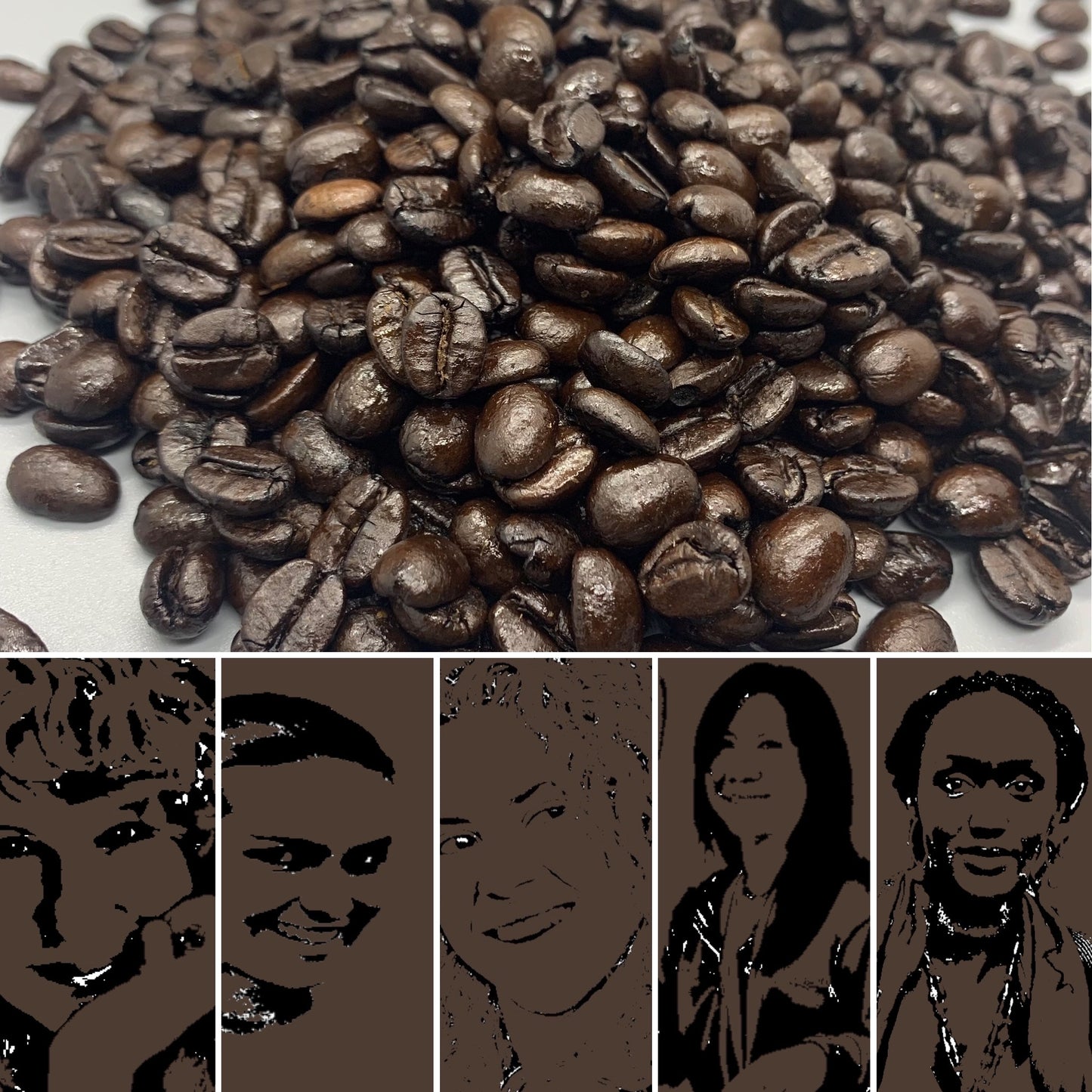 Coffee Greens House Blend Milds Sample (5 x 200 gram) - Ristede kaffebønner