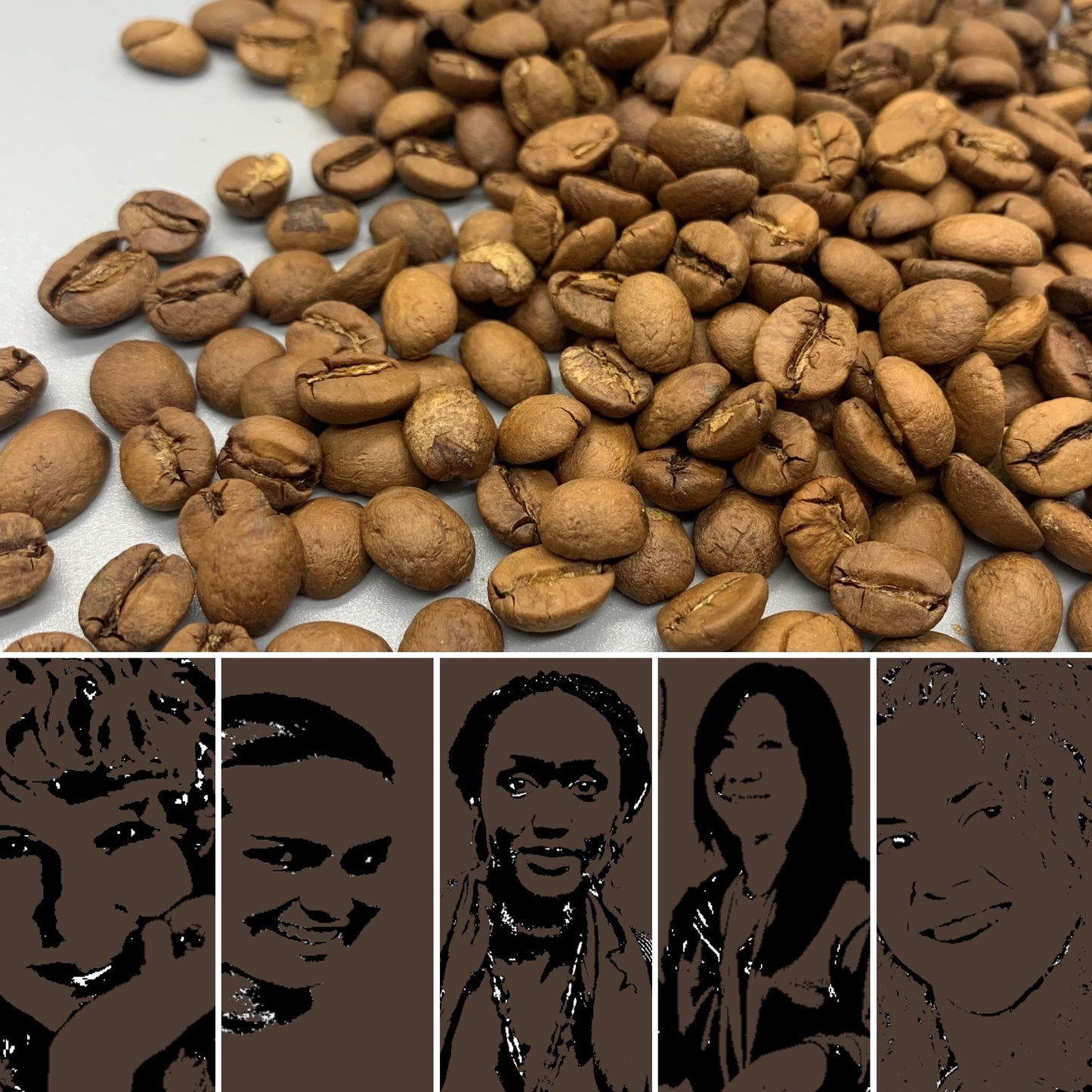 Kaffegrönsaker House Blend Milds Prov (5 x 200 gram) - Rostade kaffebönor