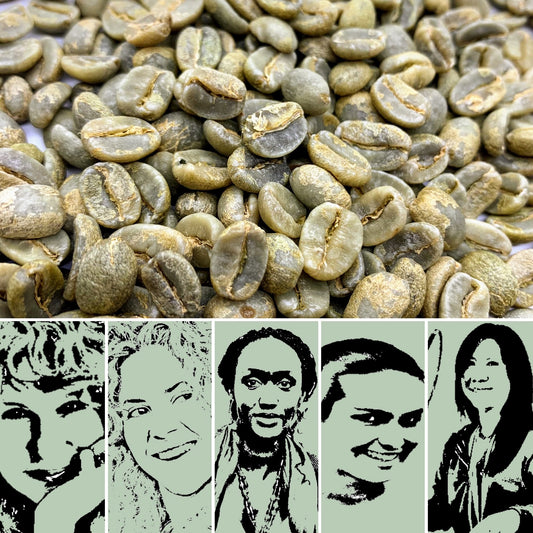 Coffee Greens House Blend Milds näyte (5 x 200 grammaa) - Raakoja, vihreitä papuja