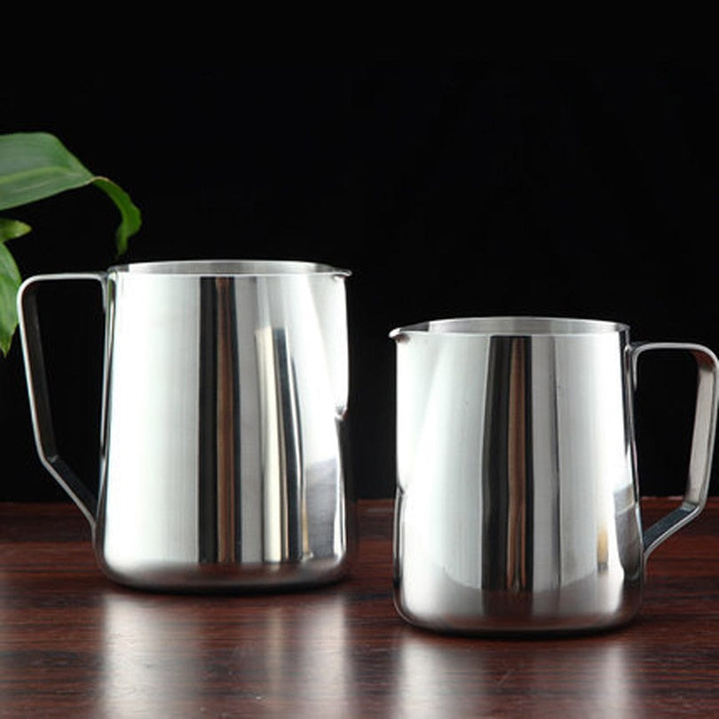 Stainless steel milk jug