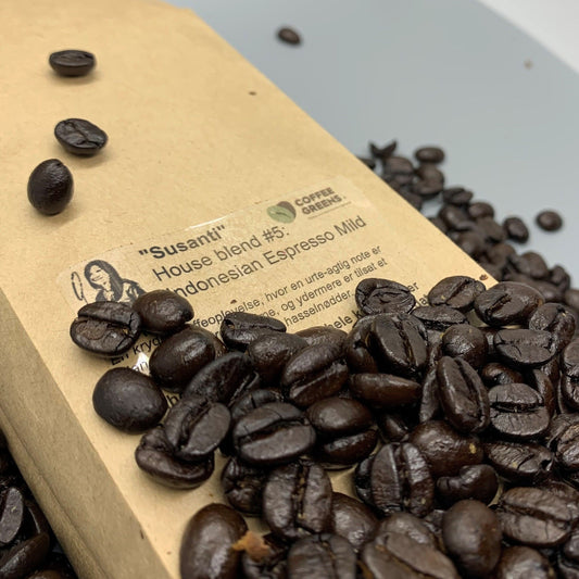 "Susanti"- House blend # 5:Indonesian Espresso Mild - Roasted coffee beans