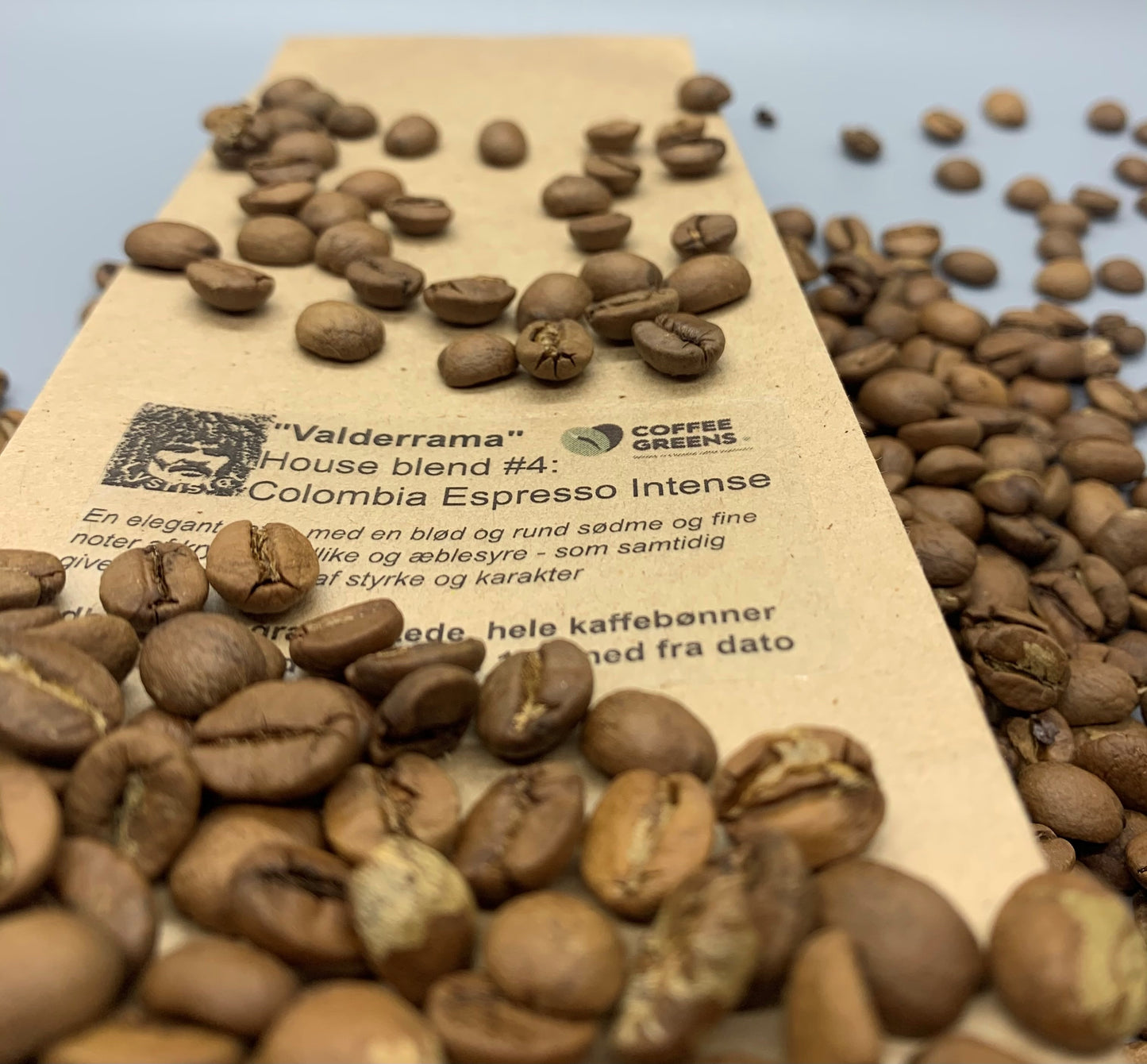 "Valderrama" - House blend #4: Colombia Espresso Intense - Ristede kaffebønner